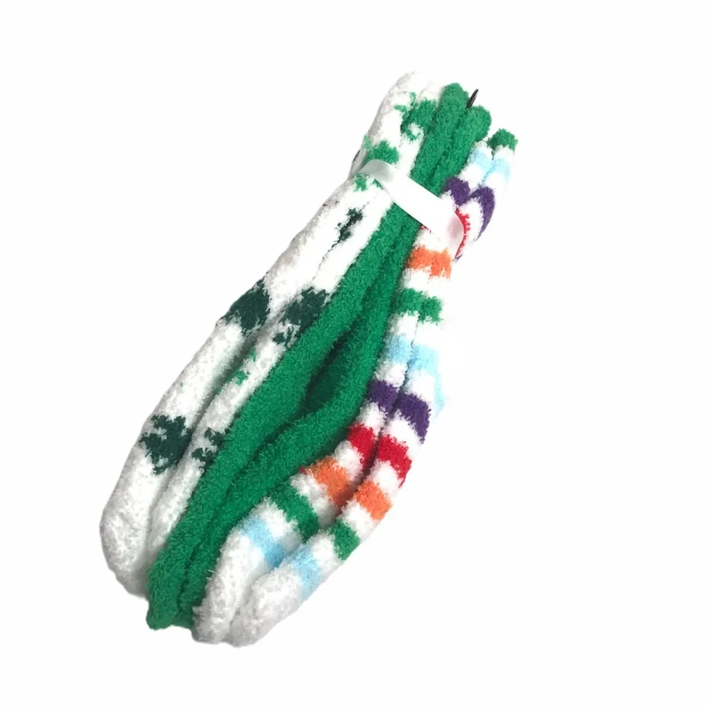 Legappeal St. Patrick’s Day Crew Socks 3 Pack White Green